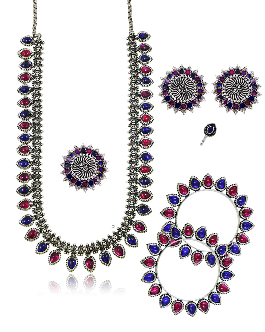 Aarushi Stone Jewellery Set