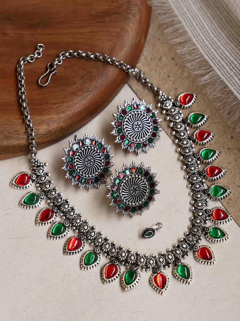 Sneha Stone Jewellery Set