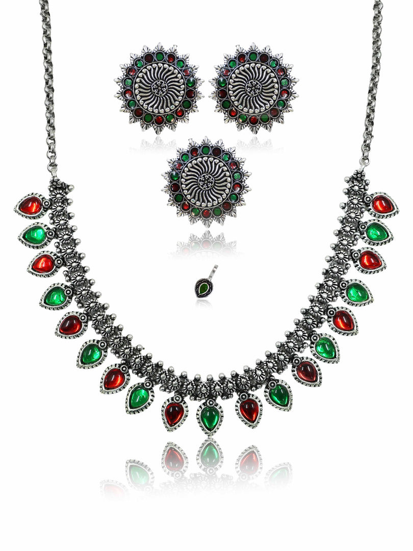 Sneha Stone Jewellery Set