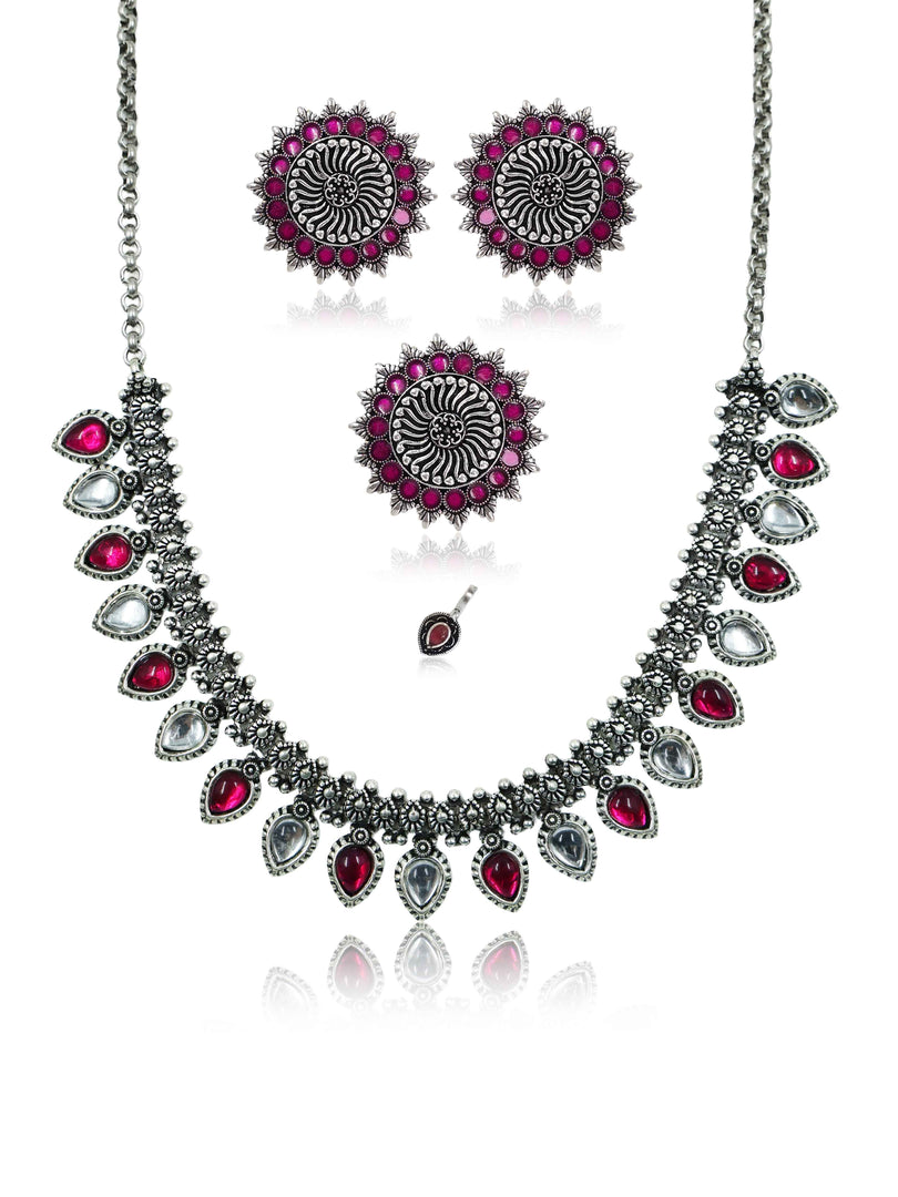 Sneha Stone Jewellery Set