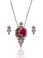 Load image into Gallery viewer, Dia Stone Necklace Set