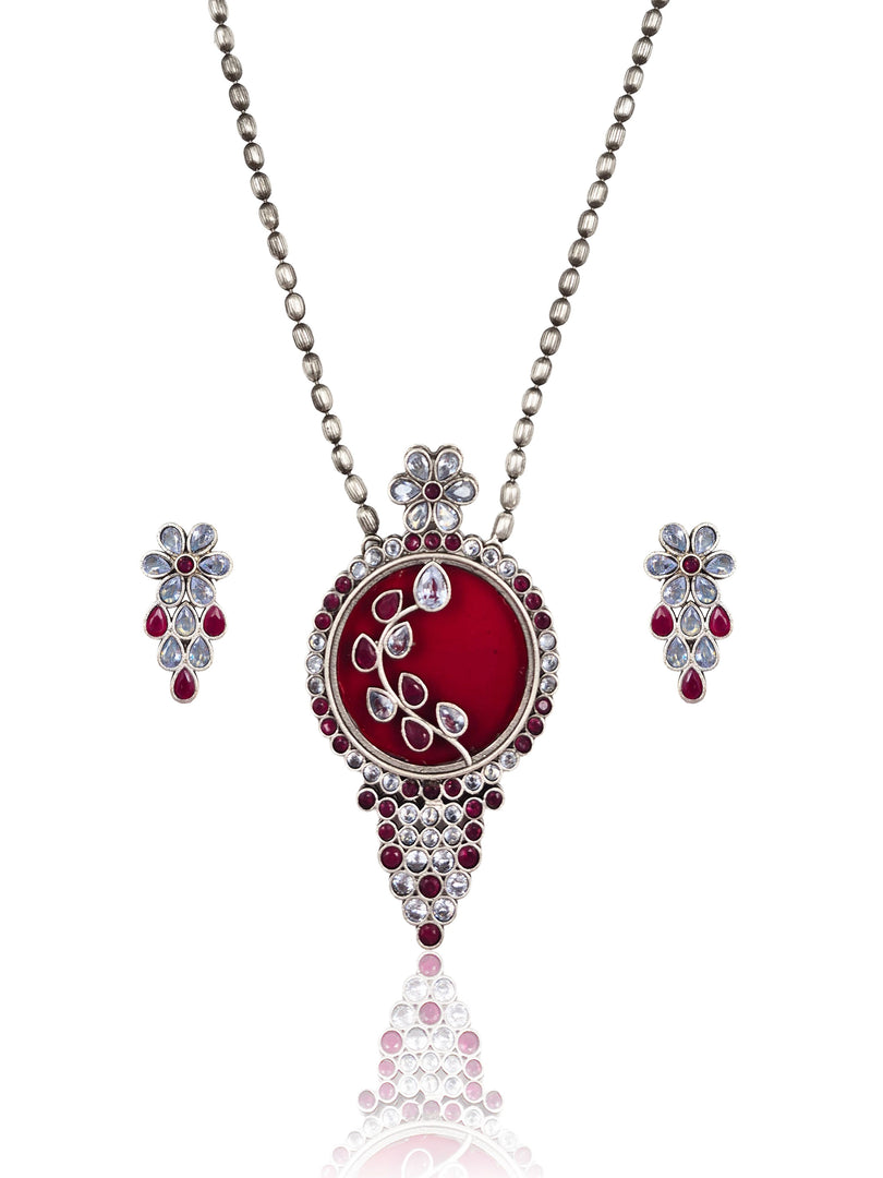 Dia Stone Necklace Set