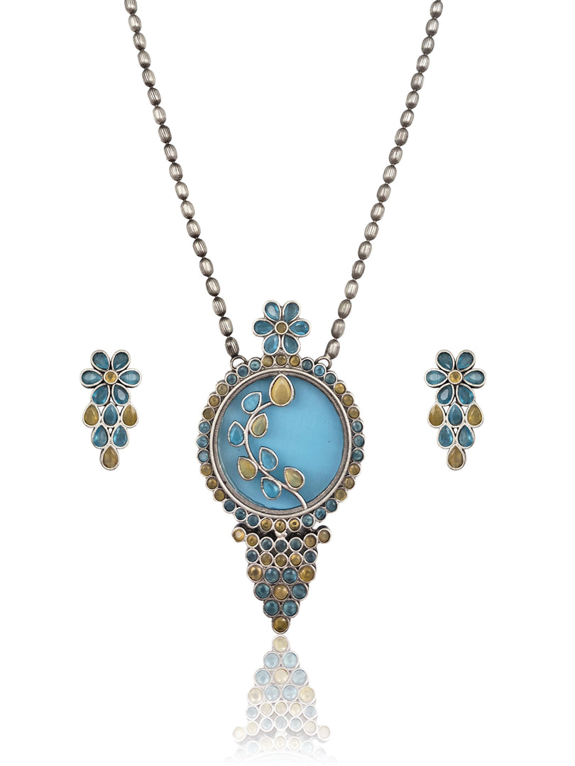 Dia Stone Necklace Set