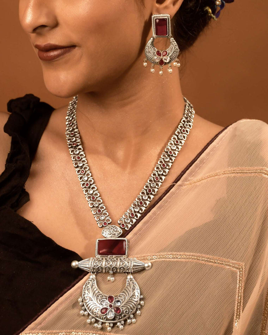 Bella Stone Necklace Set