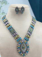 Load image into Gallery viewer, Rina Stone Necklace Set