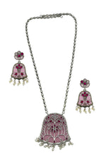Load image into Gallery viewer, Manasvi Stone Necklace Set