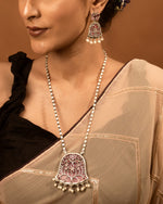 Load image into Gallery viewer, Manasvi Stone Necklace Set