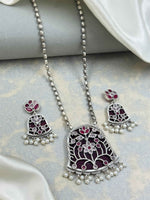 Load image into Gallery viewer, Manasvi Stone Necklace Set