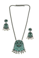 Load image into Gallery viewer, Manasvi Stone Necklace Set
