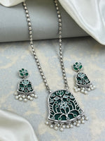 Load image into Gallery viewer, Manasvi Stone Necklace Set
