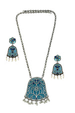 Load image into Gallery viewer, Manasvi Stone Necklace Set