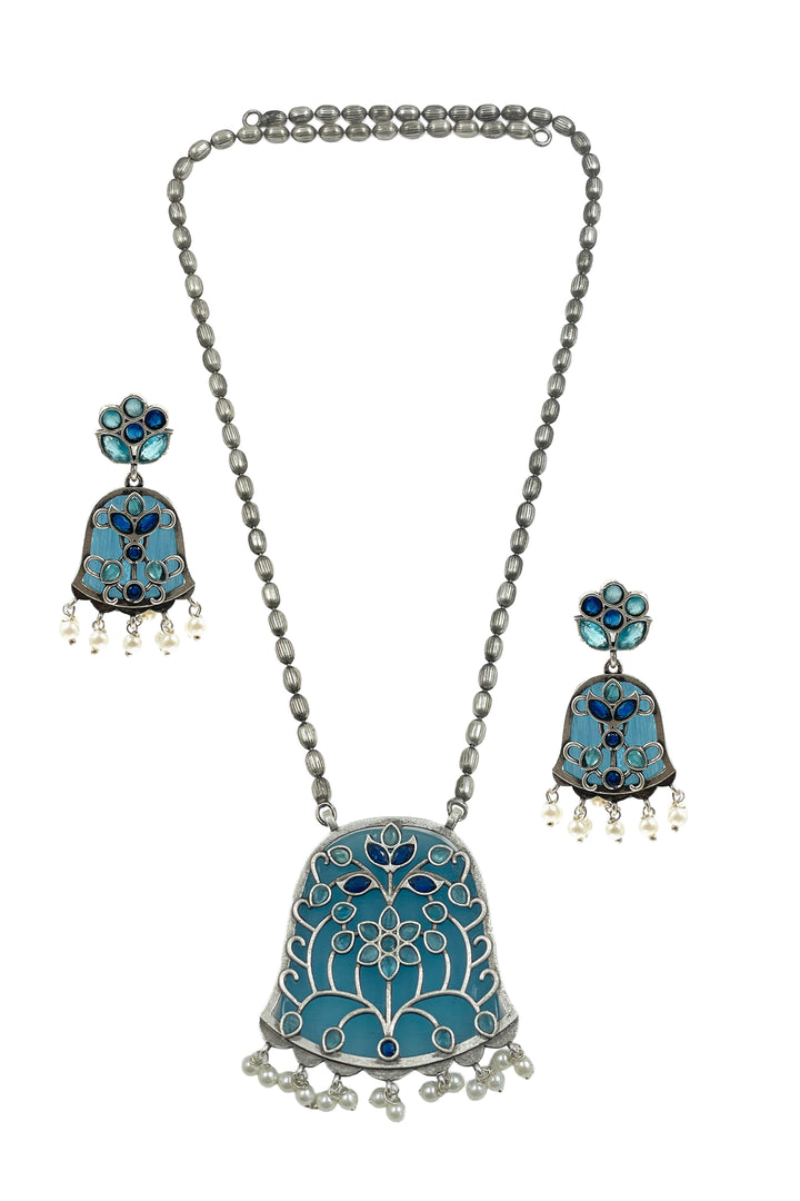 Manasvi Stone Necklace Set