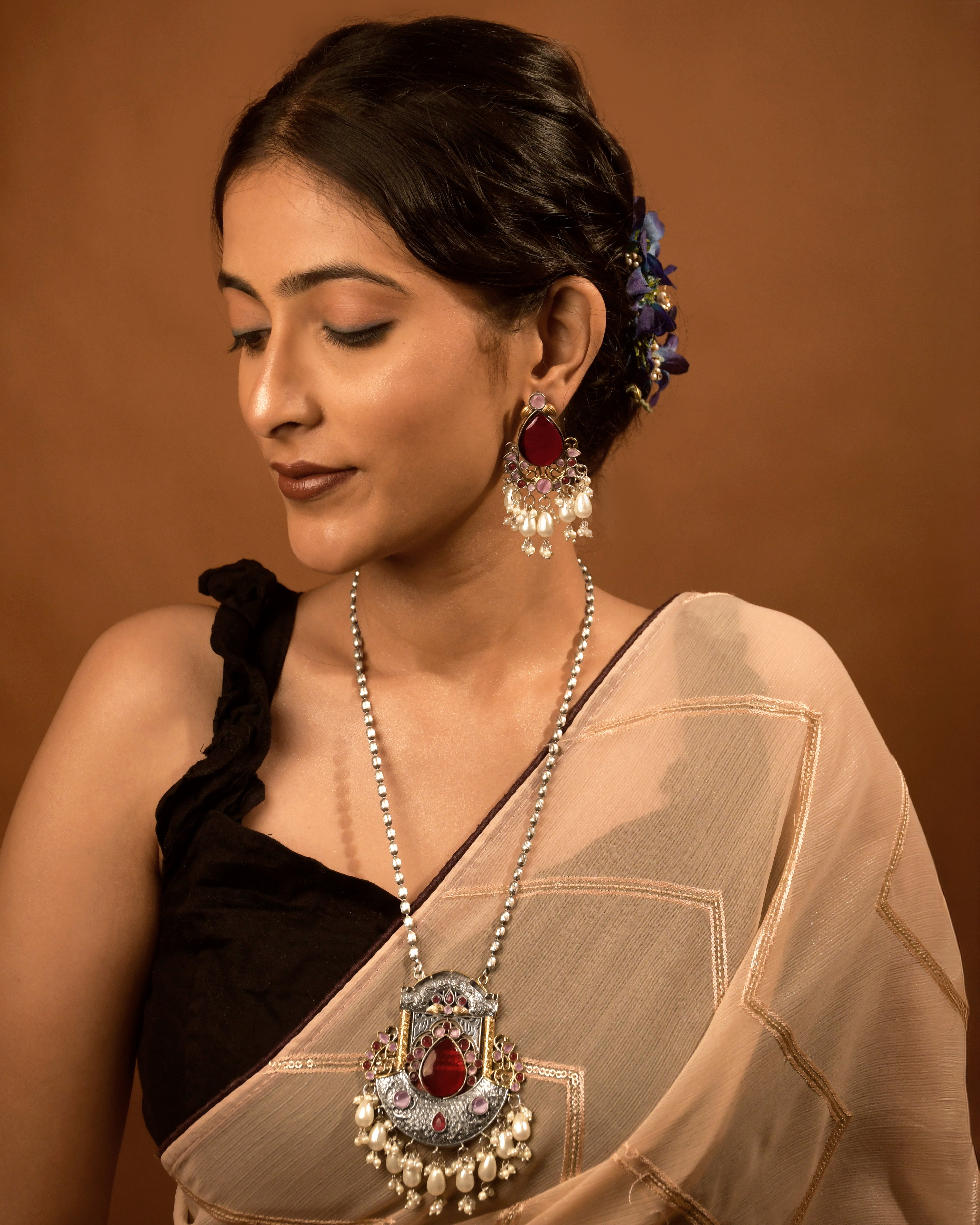 Anna Stone Necklace Set