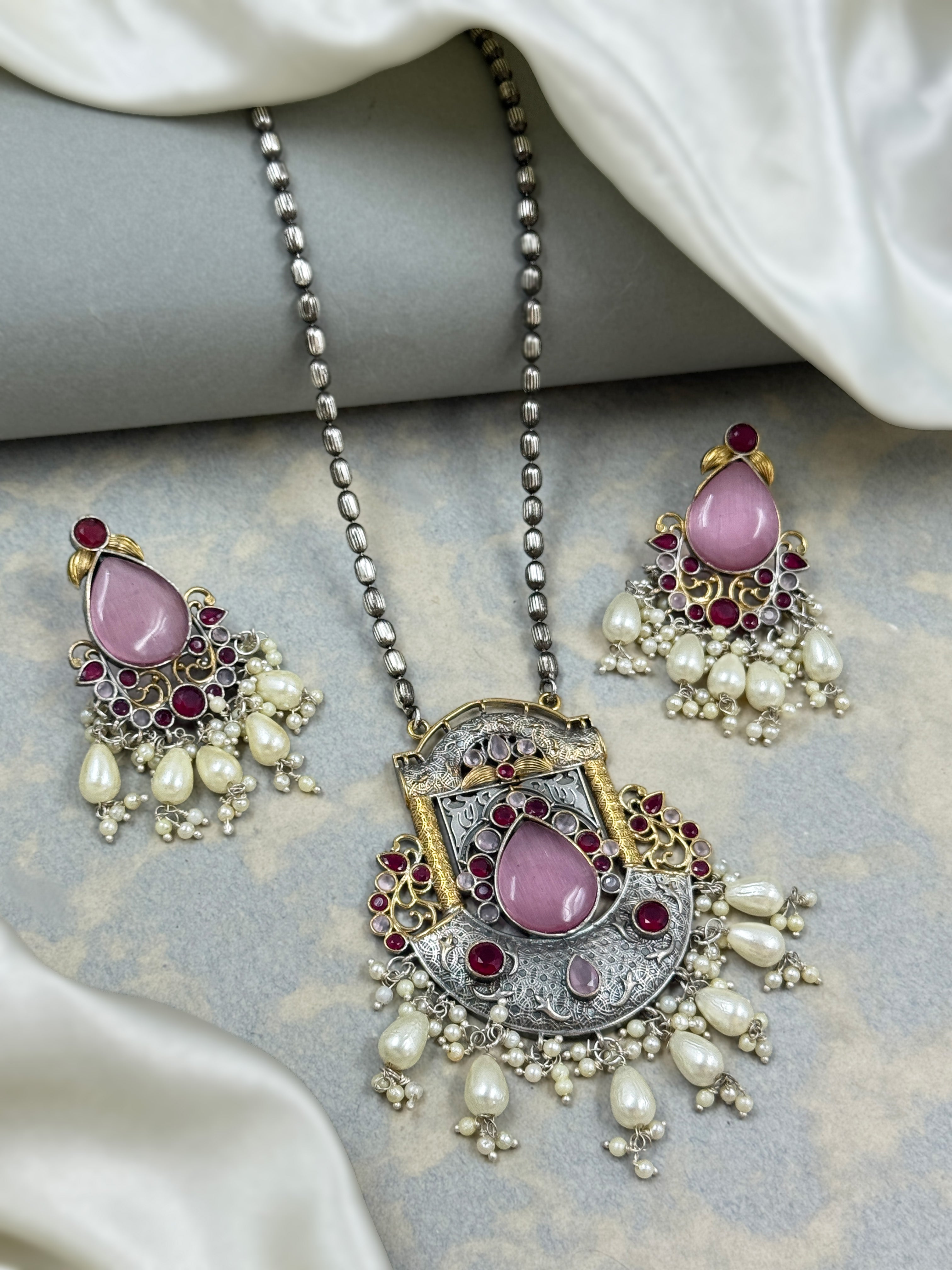 ANNA STONE NECKLACE SET