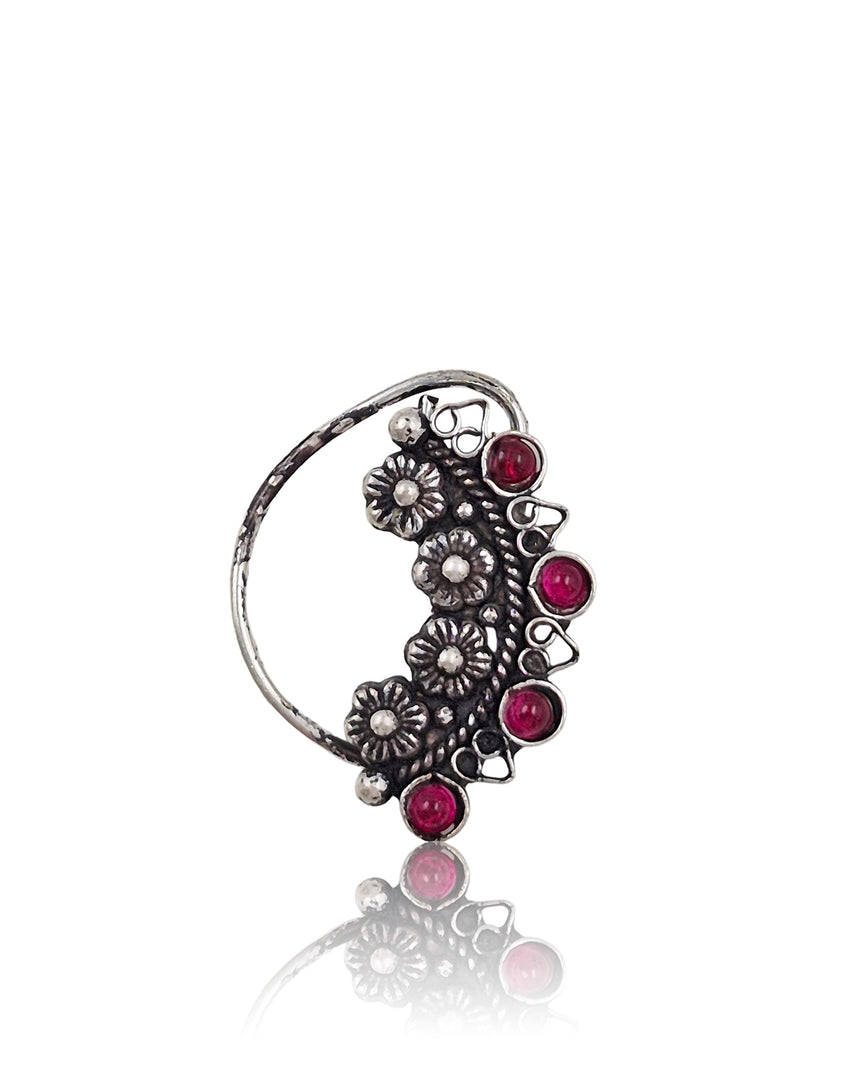 Ruhi Oxidised Maharashtrian Nosepin Combo Of 3