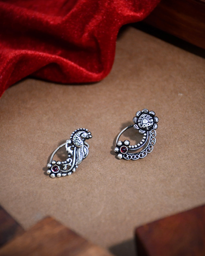 Paakhi Oxidised Maharashtrian Nosepin Combo Of 3