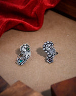 Load image into Gallery viewer, Morni Oxidised Maharashtrian Nosepin Combo Of 3