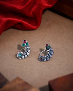 Load image into Gallery viewer, Harini Oxidised Maharashtrian Nosepin Combo Of 3