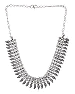 Load image into Gallery viewer, AVNI OXIDISED SHORT NECKLACE