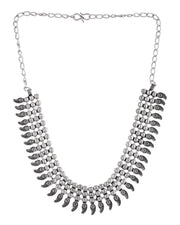 Avni Oxidised Short Necklace