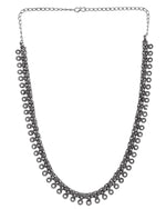 Load image into Gallery viewer, DIVYA SILVER OXIDISED JEWELLERY SET COMBO
