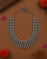 Load image into Gallery viewer, NANDINI OXIDISED SHORT NECKLACE