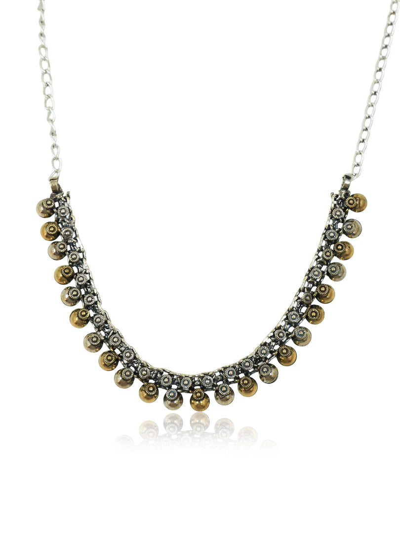 Sandhya Dual Tone Mala jewellery Set