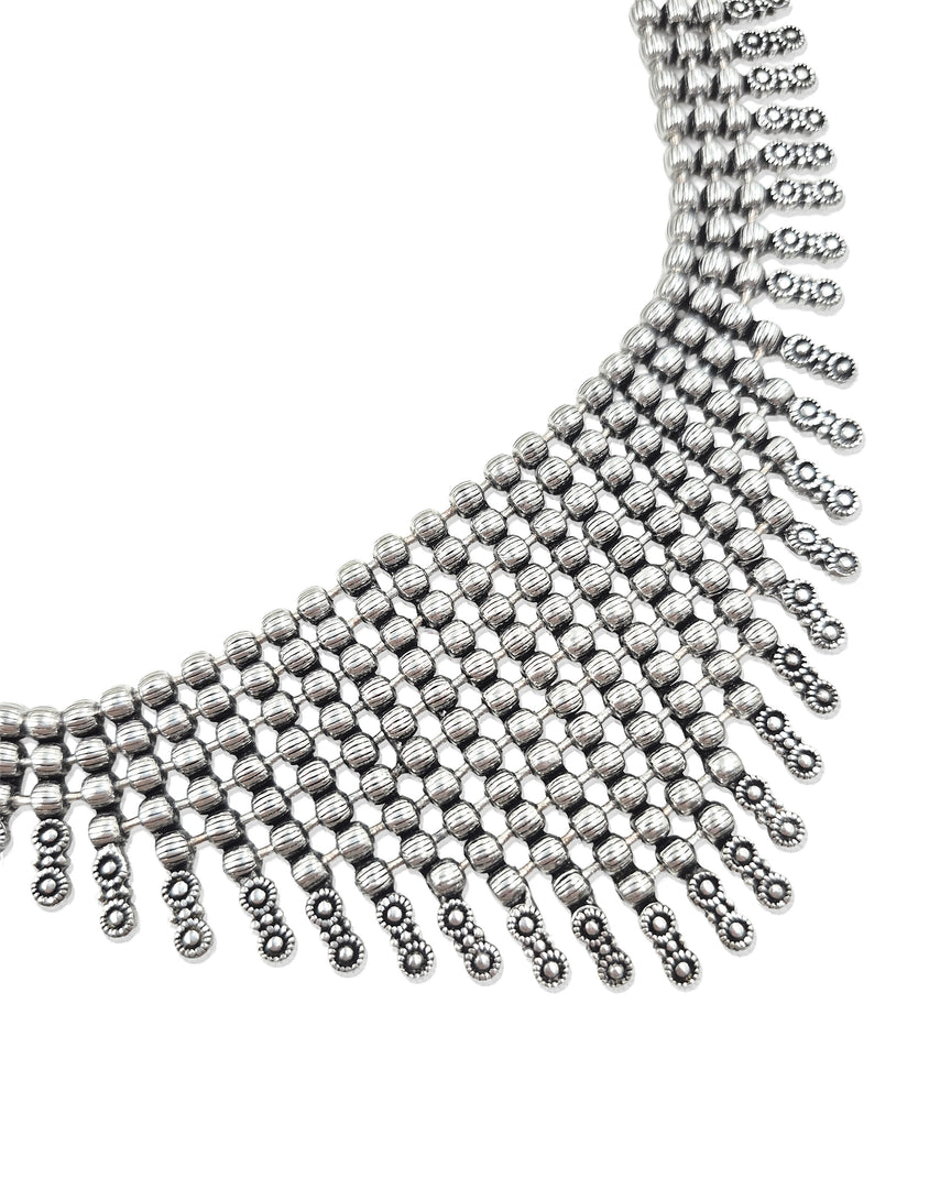KASHVI OXIDISED SHORT NECKLACE