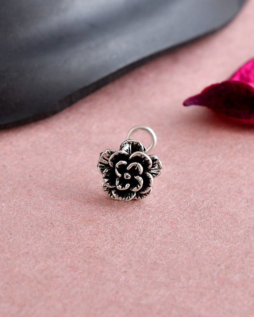 KISHNA OXIDISED PIERCING NOSEPIN COMBO OF 6