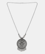Load image into Gallery viewer, MAHI SILVER OXIDISED JEWELLLERY SET COMBO