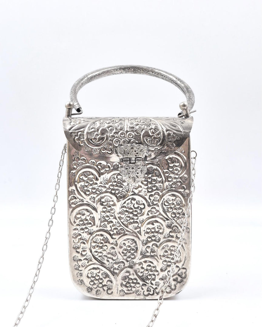 Trending Silver Oxidised Purse
