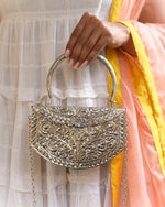 Load image into Gallery viewer, Silver Oxidised Purse