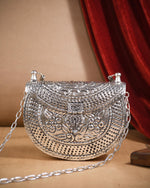Load image into Gallery viewer, Silver Oxidised Purse
