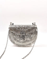 Silver Oxidised Purse
