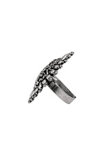 Load image into Gallery viewer, Mehra Designer Oxidised Silver Ring