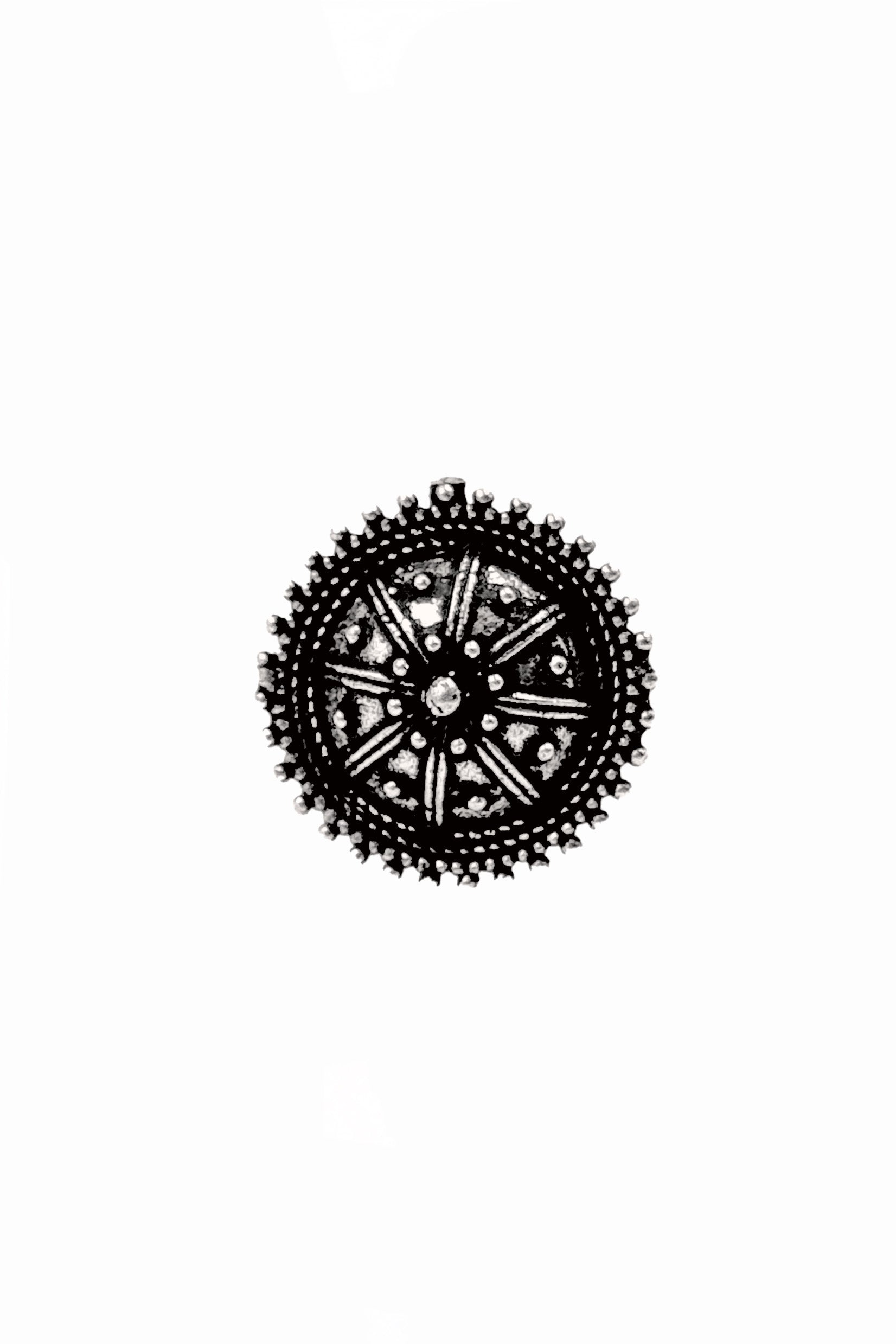 NAYRA DESIGNER OXIDISED SILVER RING