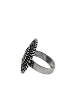 Load image into Gallery viewer, Vamika Designer Oxidised Silver Ring