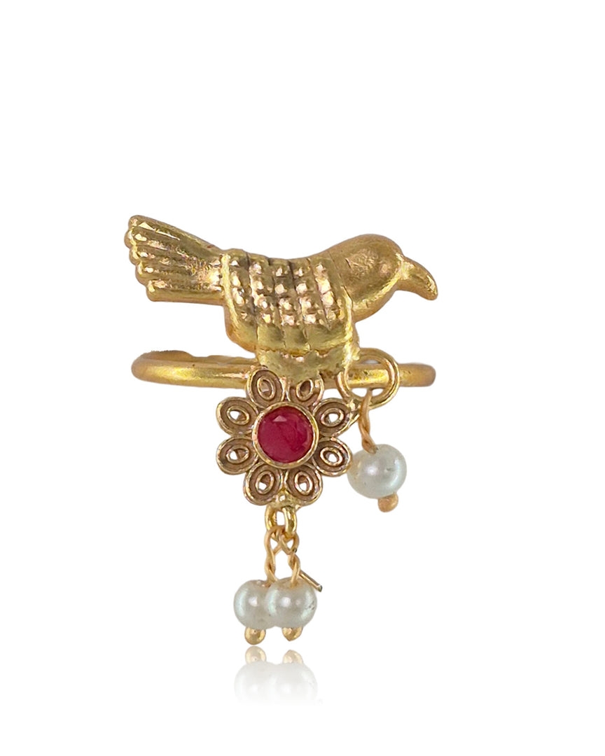 Ethnic Bird Peacock Duo