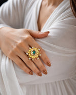 Load image into Gallery viewer, Aarvi Golden Ring