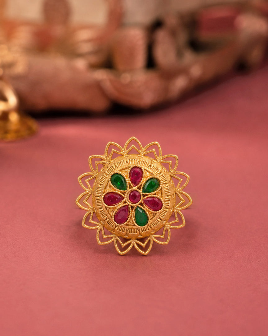 Vrinda Golden Ring