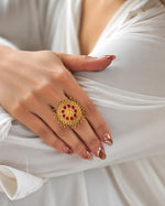 Load image into Gallery viewer, Roshni Golden Ring