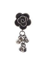 Load image into Gallery viewer, FLORA SILVER LOOKALIKE DANGLER EARRINGS