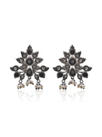 Load image into Gallery viewer, Vaani Silver Lookalike Earrings