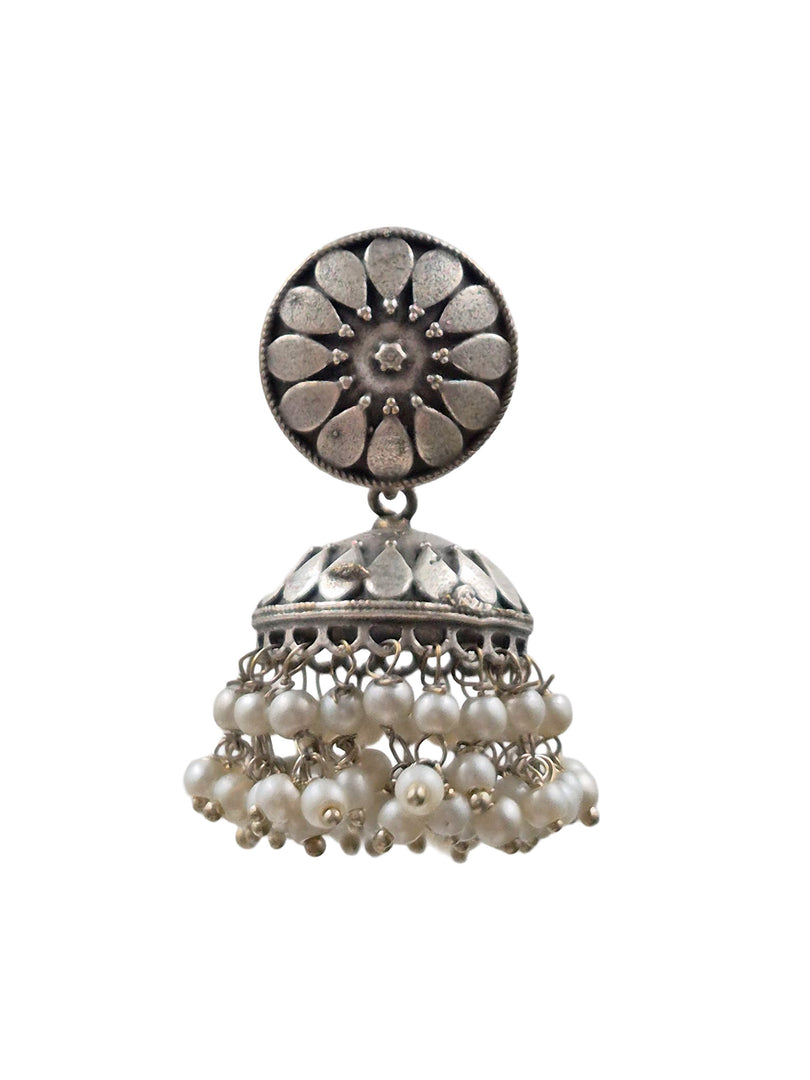 Aarohi Silver Lookalike Earrings
