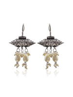 Load image into Gallery viewer, Mehvish Silver Lookalike Earrings