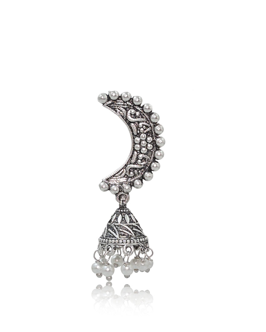 Nishi Silver Lookalike Earrings