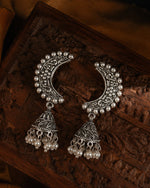 Load image into Gallery viewer, Nishi Silver Lookalike Earrings
