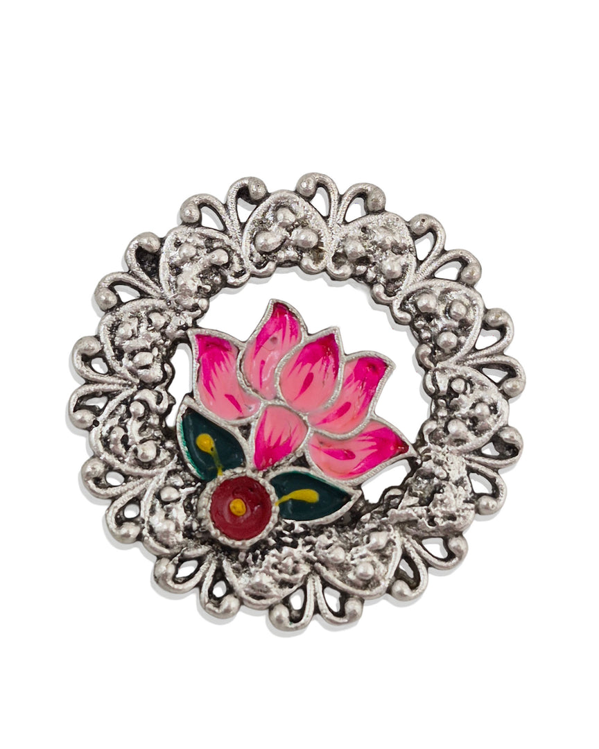 Aadhya Silver Lookalike Earrings