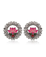 Load image into Gallery viewer, Aadhya Silver Lookalike Earrings