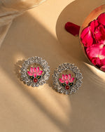 Load image into Gallery viewer, Aadhya Silver Lookalike Earrings